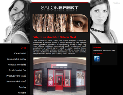 obrázek webu Salon Efekt 